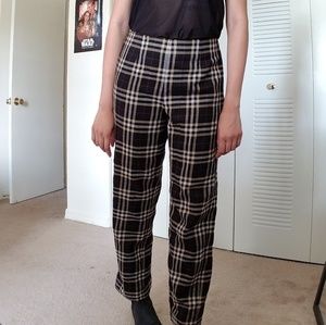 talbots plaid pants